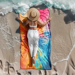 Beach Towel Bath Towel Large 3D Print Sea Pattern Towel Bath Towel Beach Sheet Blanket Classic 100% Micro Fiber Comfy Blankets