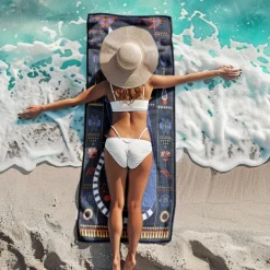 Beach Towel Beach Blanket Quick-Dry 3D Print 100% Micro Fiber Comfy Soft Blankets