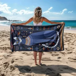 Beach Towel Beach Blanket Quick-Dry 3D Print 100% Micro Fiber Comfy Soft Blankets