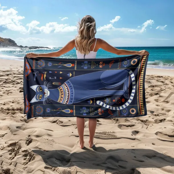 Beach Towel Beach Blanket Quick-Dry 3D Print 100% Micro Fiber Comfy Soft Blankets