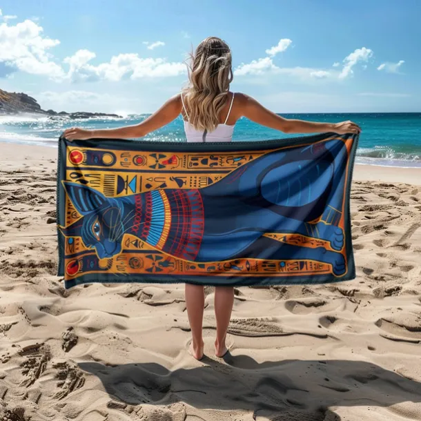 Beach Towel Beach Blanket Quick-Dry 3D Print 100% Micro Fiber Comfy Soft Blankets