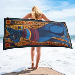 Beach Towel Beach Blanket Quick-Dry 3D Print 100% Micro Fiber Comfy Soft Blankets