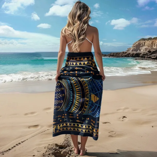 Beach Towel Beach Blanket Quick-Dry 3D Print 100% Micro Fiber Comfy Soft Blankets