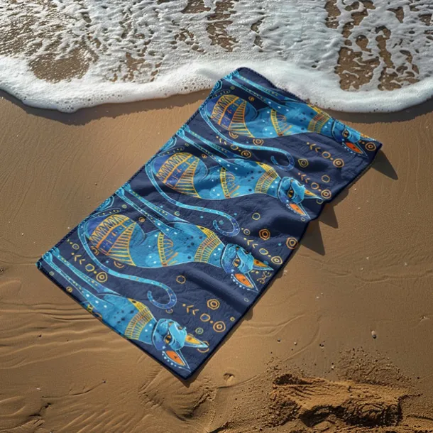 Beach Towel Beach Blanket Quick-Dry 3D Print 100% Micro Fiber Comfy Soft Blankets
