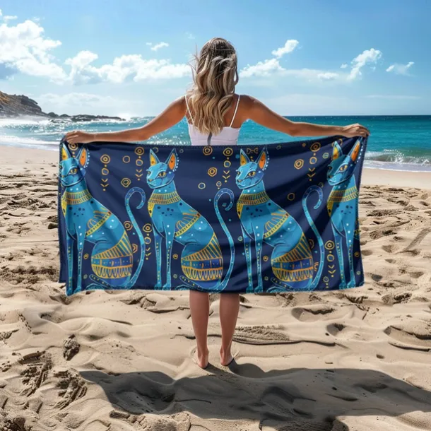 Beach Towel Beach Blanket Quick-Dry 3D Print 100% Micro Fiber Comfy Soft Blankets