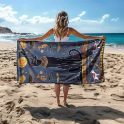 Beach Towel Beach Blanket Quick-Dry 3D Print 100% Micro Fiber Comfy Soft Blankets