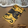 Beach Towel Black Cat 100% Micro Fiber Oversized Beach Towel, 35"x70", Large Swim Towel for Teens Adults, Quick-Dry, Absorbent, Soft, Versatile for Travel, Bath and Pool