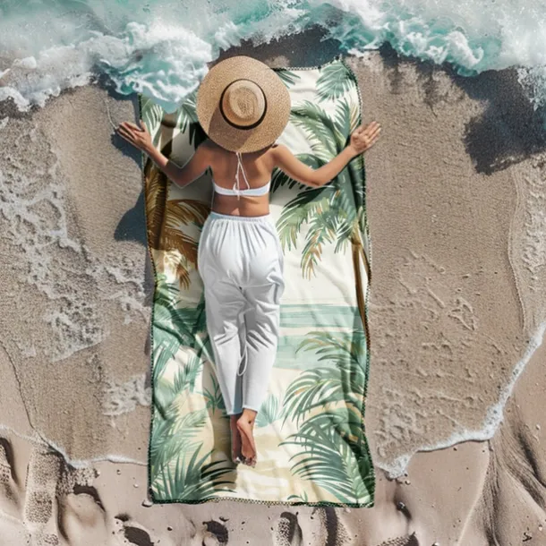 Beach Towel Comfy Blankets Love Sea Series Bath Towel Large 3D Print Pattern Towel Bath Towel Beach Sheet Blanket Classic 100% Micro Fiber