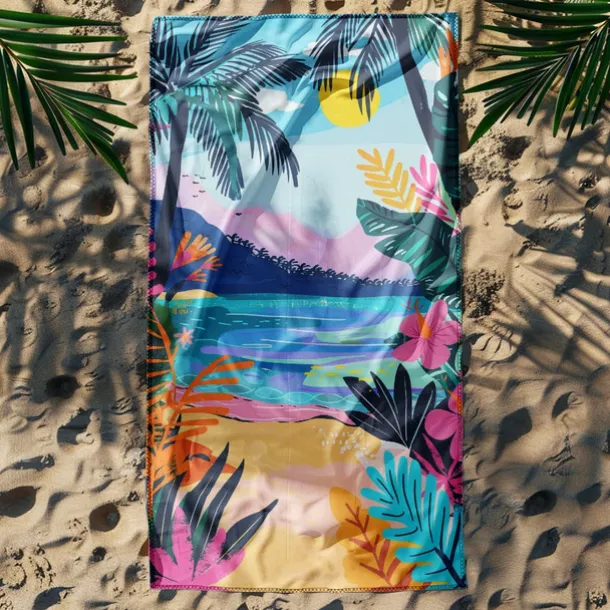 Beach Towel Comfy Blankets Love Sea Series Bath Towel Large 3D Print Pattern Towel Bath Towel Beach Sheet Blanket Classic 100% Micro Fiber