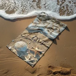 Beach Towel Comfy Blankets Love Sea Series Bath Towel Large 3D Print Pattern Towel Bath Towel Beach Sheet Blanket Classic 100% Micro Fiber