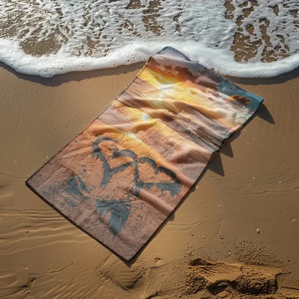 Beach Towel Comfy Blankets Love Sea Series Bath Towel Large 3D Print Pattern Towel Bath Towel Beach Sheet Blanket Classic 100% Micro Fiber