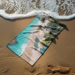 Beach Towel Comfy Blankets Love Sea Series Bath Towel Large 3D Print Pattern Towel Bath Towel Beach Sheet Blanket Classic 100% Micro Fiber
