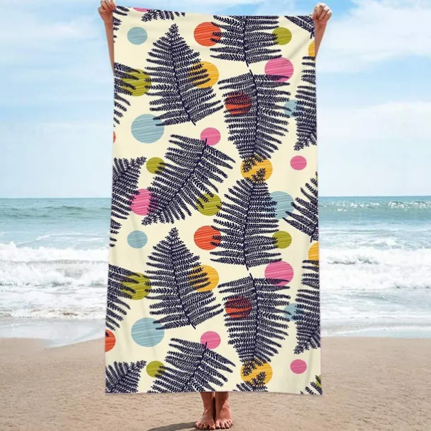 Beach Towel for Adults Men Women Kids, Sand Free Beach Towel Quick Dry Microfiber Lightweight, Oversized Pool Towel Super Absorbent Personalized Towels