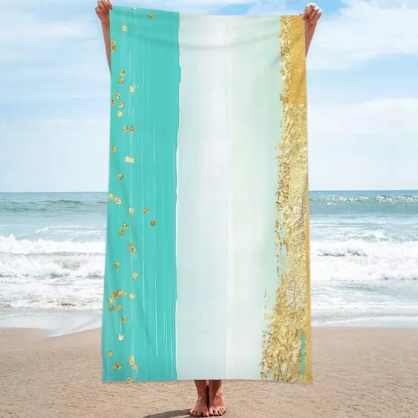 Beach Towel for Adults Men Women Kids, Sand Free Beach Towel Quick Dry Microfiber Lightweight, Oversized Pool Towel Super Absorbent Personalized Towels