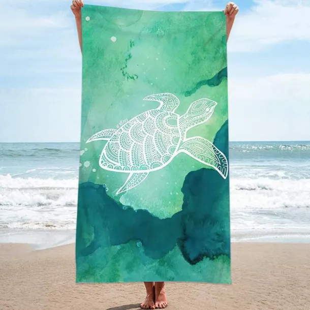 Beach Towel for Adults Men Women Kids, Sand Free Beach Towel Quick Dry Microfiber Lightweight, Oversized Pool Towel Super Absorbent Personalized Towels