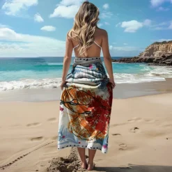 Beach Towel LGBT Love Series Large 3D Print Sea Pattern Towel Bath Towel Beach Sheet Blanket Classic 100% Micro Fiber Comfy Blankets