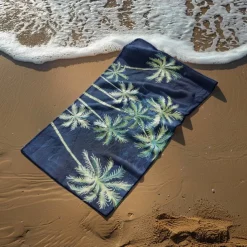 Beach Towel Palm Tree Series 100% Micro Fiber Comfy Blankets Oversized Beach Towel, 35"x70", Large Swim Towel for Teens Adults, Quick-Dry, Absorbent, Soft, Versatile for Travel, Bath and Pool
