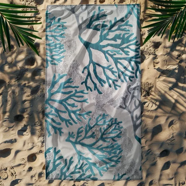 Beach Towel Palm Tree Series 100% Micro Fiber Comfy Blankets Oversized Beach Towel, 35"x70", Large Swim Towel for Teens Adults, Quick-Dry, Absorbent, Soft, Versatile for Travel, Bath and Pool