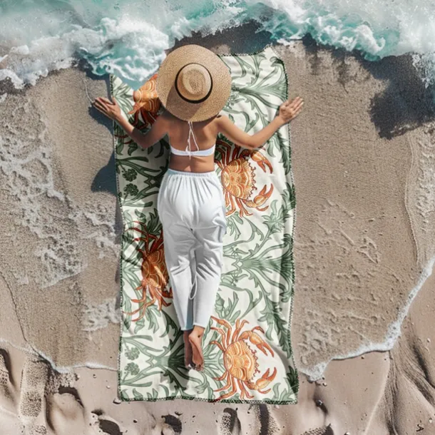 Beach Towel Palm Tree Series 100% Micro Fiber Comfy Blankets Oversized Beach Towel, 35"x70", Large Swim Towel for Teens Adults, Quick-Dry, Absorbent, Soft, Versatile for Travel, Bath and Pool