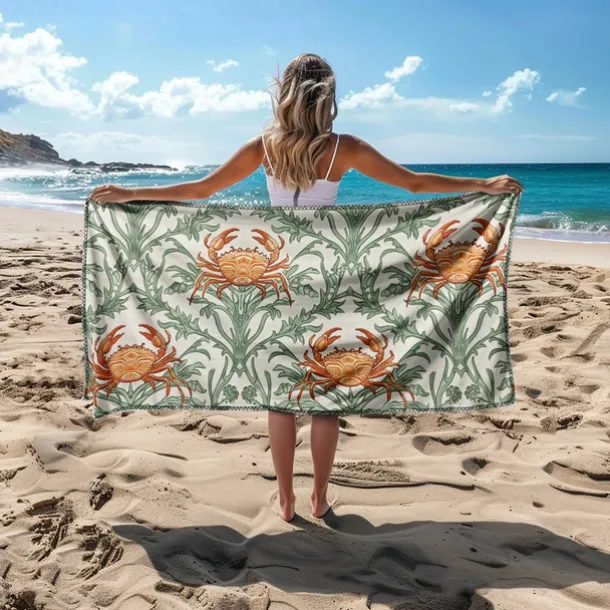 Beach Towel Palm Tree Series 100% Micro Fiber Comfy Blankets Oversized Beach Towel, 35"x70", Large Swim Towel for Teens Adults, Quick-Dry, Absorbent, Soft, Versatile for Travel, Bath and Pool