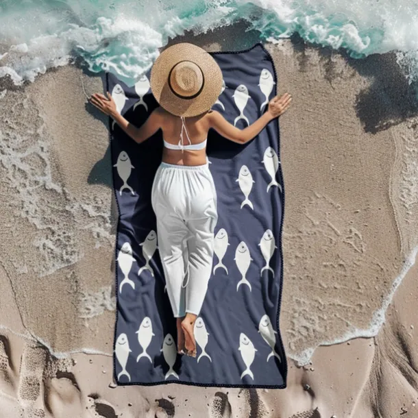 Beach Towel Palm Tree Series 100% Micro Fiber Comfy Blankets Oversized Beach Towel, 35"x70", Large Swim Towel for Teens Adults, Quick-Dry, Absorbent, Soft, Versatile for Travel, Bath and Pool