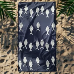 Beach Towel Palm Tree Series 100% Micro Fiber Comfy Blankets Oversized Beach Towel, 35