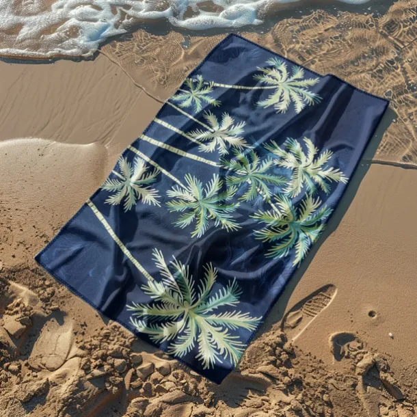 Beach Towel Palm Tree Series 100% Micro Fiber Comfy Blankets Oversized Beach Towel, 35"x70", Large Swim Towel for Teens Adults, Quick-Dry, Absorbent, Soft, Versatile for Travel, Bath and Pool