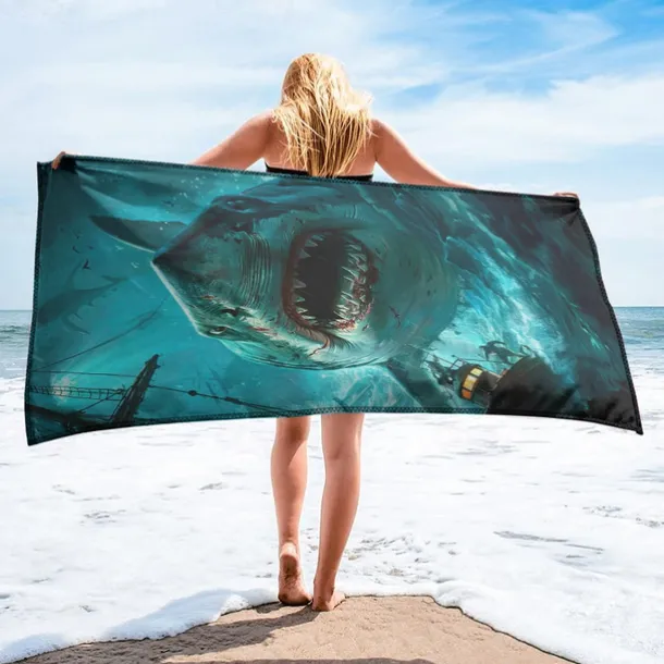 Beach Towel Summer Beach Blankets 100% Micro Fiber Breathing Comfy Blankets