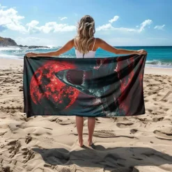 Beach Towel Summer Beach Blankets 100% Micro Fiber Breathing Comfy Blankets