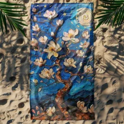 Beach Towel Summer Beach Blankets 100% Micro Fiber Breathing Comfy Blankets