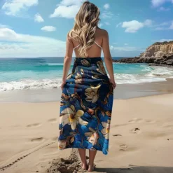 Beach Towel Summer Beach Blankets 100% Micro Fiber Breathing Comfy Blankets