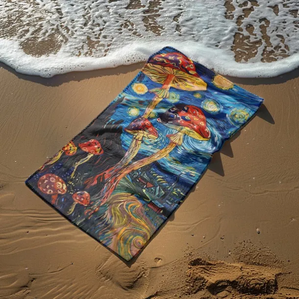 Beach Towel Summer Beach Blankets 100% Micro Fiber Breathing Comfy Blankets