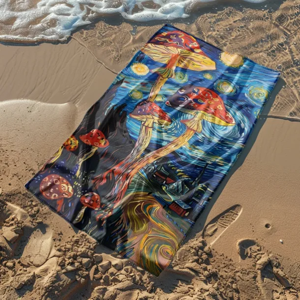 Beach Towel Summer Beach Blankets 100% Micro Fiber Breathing Comfy Blankets