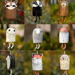 Beautiful Rustic Animal Wind Chimes Boho Handmade Garden Decor GiftResin Animal Decor Gift Ideas Garden Decor Unique Gift 1pcs