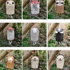 Beautiful Rustic Animal Wind Chimes Boho Handmade Garden Decor GiftResin Animal Decor Gift Ideas Garden Decor Unique Gift 1pcs