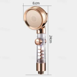 Beauty Skin Three-speed Turbo Rod Supercharged Shower Shower Head Whirlpool Bath Bath Hose Set Water Heater Shower Head Shower