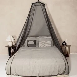 Bed Canopy Cotton Loft Solid Kids Collapsible Round Hoop Sheer Mosquito Netting Girls Bed Canopy