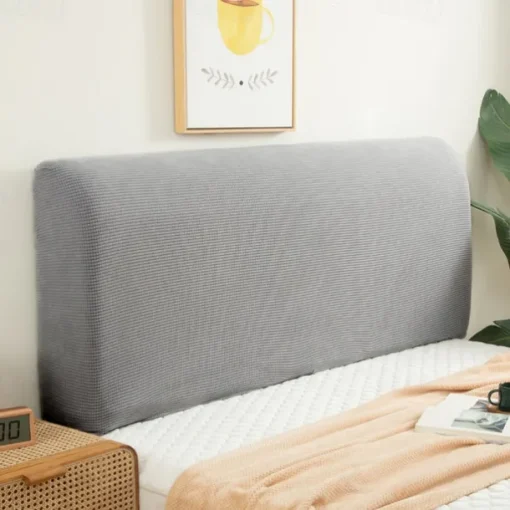 Bed Headboard Cover for Bedroom Decoration Stretch Bed Headboard Slipcover Covers, Dust proof Protector Cover for Upholstered Headboard ,Sage Green