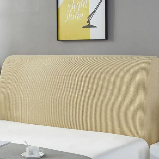 Bed Headboard Cover for Bedroom Decoration, Stretch Bed Headboard Slipcover Covers, Dust proof Protector Cover for Upholstered Headboard