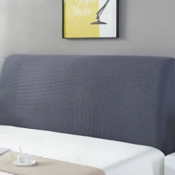 Bed Headboard Cover for Bedroom Decoration, Stretch Bed Headboard Slipcover Covers, Dust proof Protector Cover for Upholstered Headboard