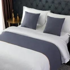 Bed Runner Bed Scarf, Decorative Bed Scarf for Home Hotel Bedspreads Scarves Protection Modern Solid Bed Runner for Foot of Bed Home Bedroom Bedding Decoration