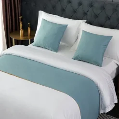 Bed Runner Bed Scarf, Decorative Bed Scarf for Home Hotel Bedspreads Scarves Protection Modern Solid Bed Runner for Foot of Bed Home Bedroom Bedding Decoration