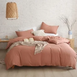 Bedding Duvet Cover Set - 1 Duvet Cover with 2/1 Pillow Shams - 3/2 Pieces Comforter Cover with Zipper Closure Sage Green Peach Puzz Red Blue Yellow White Black