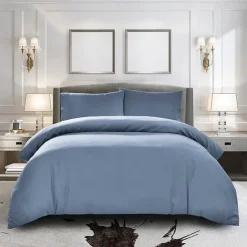 Bedding Duvet Cover Set - 1 Duvet Cover with 2/1 Pillow Shams - 3/2 Pieces Comforter Cover with Zipper Closure Sage Green Peach Puzz Red Blue Yellow White Black