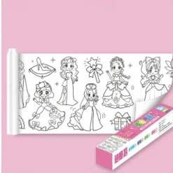 Best Christmas Gift Children's Drawing Roll Easy to Tear with Painting Partner-12 Colored Pencils 118''x118'' （300cmx300cm)