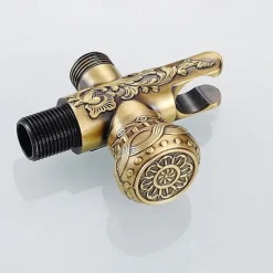 Bidet Faucet Antique Copper Toilet Handheld Bidet Sprayer Self-Cleaning Antique Clean Spray Gun