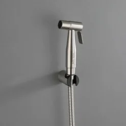 Bidet Sprayer Set No Drilling Bracket for Toilet Stainless Steel Head and Hose 1.5m/3m, Wall Mounted Handlheld Spray, Shattaf Diaper Cleaning for Personal Hygiene