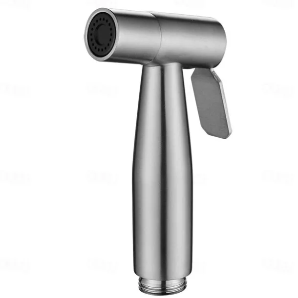 Bidet Sprayer Set No Drilling Bracket for Toilet Stainless Steel Head and Hose 1.5m/3m, Wall Mounted Handlheld Spray, Shattaf Diaper Cleaning for Personal Hygiene