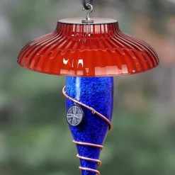 Bird Feeder Baffle, Rain Guard Bird Feeder Cone Squirrel Shield, Bird Feeder Protector, Hooked Squirrel Guard, Outdoor Squirrel Baffles for Bird Feeding Station