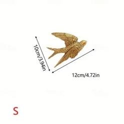 Bird Metal Wall Art Flying Bird Wall Decor Wall Sculpture Wall Decor For Indoor Outdoor Room Decor Home Decor Party Decor